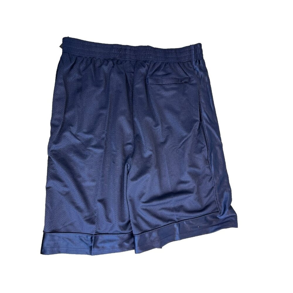 Shaka Wear Men's Navy Blue Basketball Mesh Workout Gym Shorts Size 3XL - Picture 2 of 10